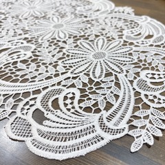 テーブルクロス　ヨーロピアンレース　30×45㎝　敷物　コーヒーテーブル　21の画像