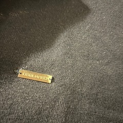 【美品✨上質生地】Dsquared2（ディースクエアード）ポロシャツ／ネイビー×ピンクライン／高級感ある一着！の画像