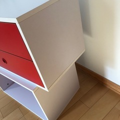 棚　（引き出し×1と棚×1）の画像