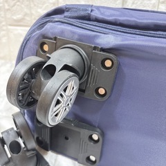 旅行　ボストンバッグ　キャスター付き　大容量　ブルー　青　ボストンキャリー　14の画像
