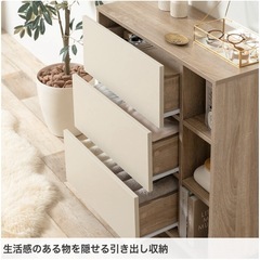 未使用　幅73cm チェスト 棚　の画像