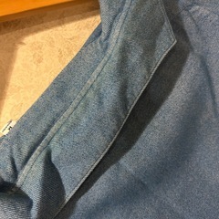 【伊製】Finamore × バーニーズNY 高級デニムシャツ（M表記・日本L〜LL相当）の画像