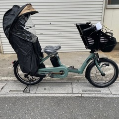 試乗🉑新車仕上げ⭐️中古子供乗せ電動自転車 ブリヂストンビッケシリーズの画像