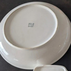 シンプル陶器　PiLE大皿プレート　丸皿 食器の画像