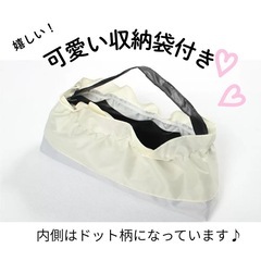 折りたたみ傘　傘　フリル　白　日傘　晴雨兼用　ロリータ　ホワイト　39の画像