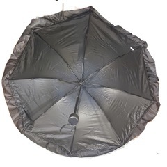 折り畳み傘　折りたたみ　黒　日傘　晴雨兼用　ロリータ　フリル　ブラック　38の画像