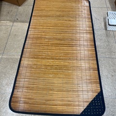 無料で差し上げます。簾、御座マット2個セット　及び障子紙とハケ　まとめて引き取り希望の画像