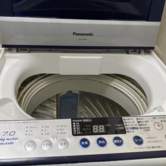 【中古】パナソニック洗濯機➕洗濯機ラックの画像