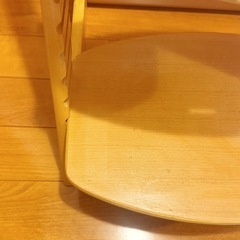 木製キッズチェア　ハイチェア の画像
