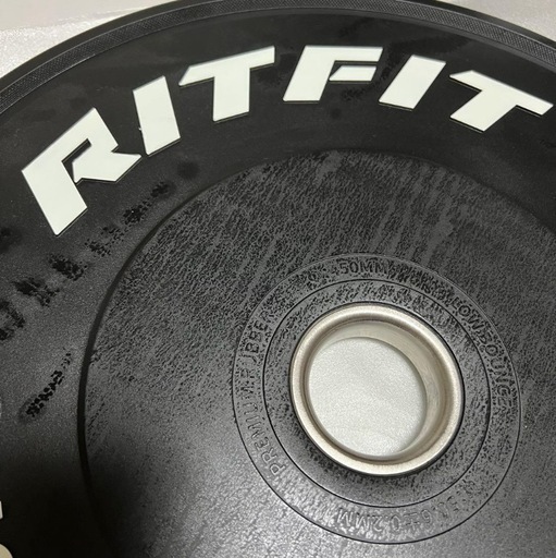 【期間限定値下げ】RITFIT オリンピックバーベルプレートセット 6枚