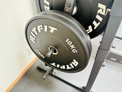 【期間限定値下げ】RITFIT オリンピックバーベルプレートセット 6枚