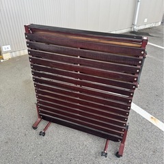 折りたたみスノコベッドの画像
