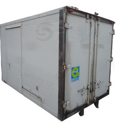 トラックコンテナ 箱 3250x1830x2000 横扉付 アルミバン 冷凍冷蔵 保冷 倉庫 物置 ガレージ コンテナハウス 愛媛よりの画像