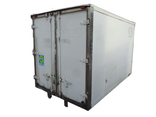 トラックコンテナ 箱 3250x1830x2000 横扉付 アルミバン 冷凍冷蔵 保冷 倉庫 物置 ガレージ コンテナハウス 愛媛より