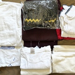 【Armani Jeans】メンズ ニット（XL・ダークブラウン）上質素材／ボタン付きデザイン＆古着セットの画像