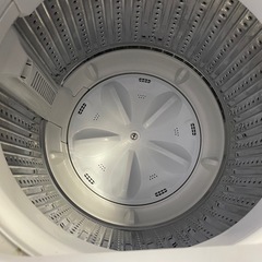 東W#469 洗濯機 動作品 全自動電気洗濯機 YWM-T45H1 50/60Hz用 ホワイト ヤマダセレクト YAMADA SELECT 2021年製 の画像