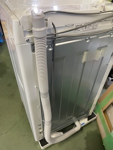東W#469 洗濯機 動作品 全自動電気洗濯機 YWM-T45H1 50/60Hz用 ホワイト ヤマダセレクト YAMADA SELECT 2021年製