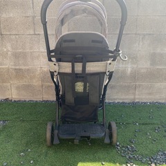 二人乗り　ベビーカー　カトージ　KATOJI 2シーターの画像