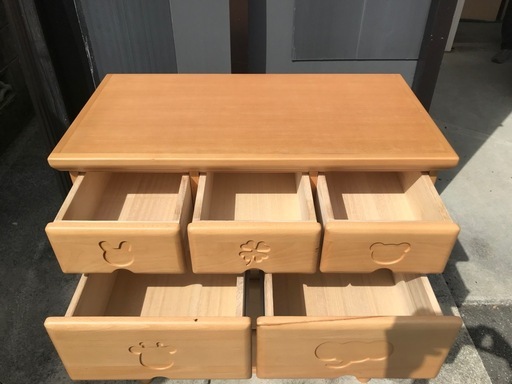 【決まりました】【美品】ミキハウス　チェスト