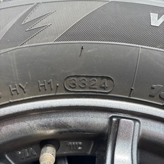 中古スタッドレス、ホイール　日産ノートなど！185/70R14 2024年製！！ハンコック　ウインターアイセプト　1455 4-100 40の画像