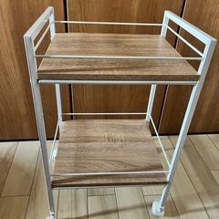 【お話中】2段スチールワゴンの画像