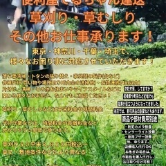 相模原市　お庭や空き地・空き家ほか、草刈り承ります。