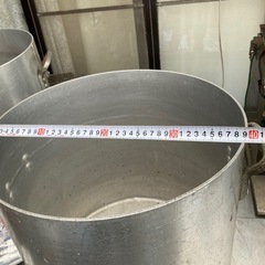 寸胴鍋　アルミ製　中古品の画像