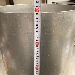 寸胴鍋　アルミ製　中古品の画像