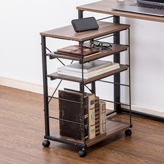 【🎉決まりました🎉】ニトリ Nポルダ デスクキャビネット(4330 ミドルブラウン) の画像