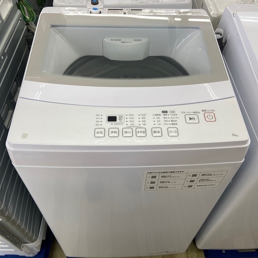 ニトリ　6.0kg全自動洗濯機【リサイクルフカツ岡崎倉庫店】250919SM-4