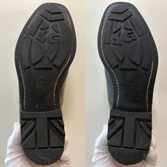 スコッチグレインメンズレザービジネスシューズ牛革ドレスシューズくつクツ紐靴紳士靴男性用本革日本製ストレートチップ内羽根革靴ブラックの画像