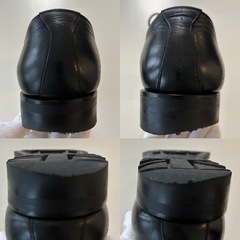 スコッチグレインメンズレザービジネスシューズ牛革ドレスシューズくつクツ紐靴紳士靴男性用本革日本製ストレートチップ内羽根革靴ブラックの画像