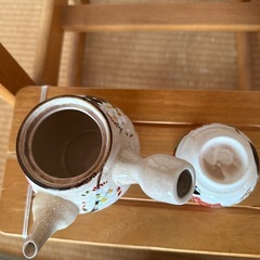 井泉窯 湯呑み5個と急須セット の画像