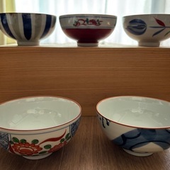 有田焼　お茶碗5柄セットの画像