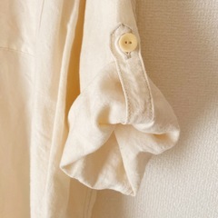 ほぼ未使用 nest robe ネストローブ リネン 麻100% シャツの画像