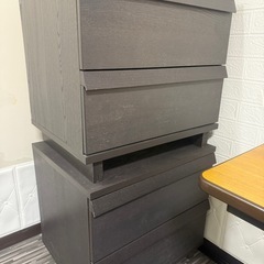 収納チェスト２個セットの画像