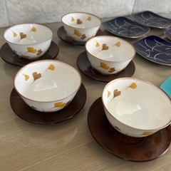 来客用　お祝い事　お皿　湯呑みの画像