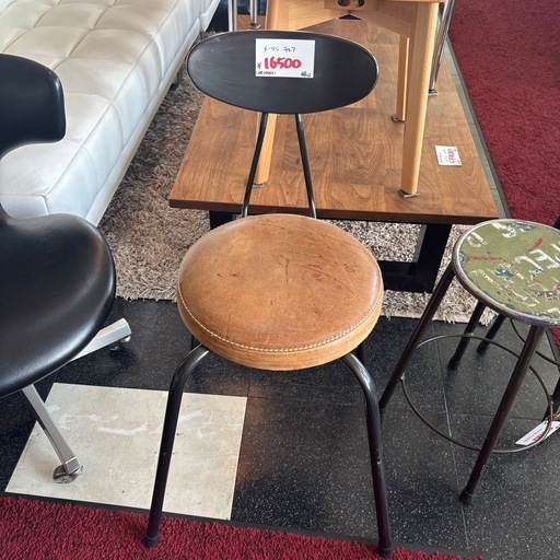 メーソンチェア チェア 鉄フレーム × UMBERレザー シンプル おしゃれ インテリア