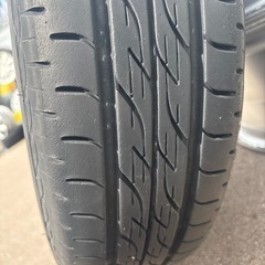 中古サマータイヤ　ホイール4本（鉄　ホンダカバー付）155/65R13 2021年製　ブリヂストン　ネクストリーの画像