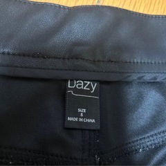 レザーフレアパンツ Sサイズの画像