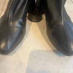 ロングブーツ　黒　24の画像