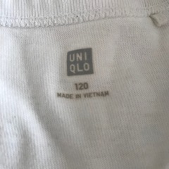 UNIQLO白T  120の画像