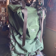 ④-1入手困難品 美品 リュック　スウェーデン軍 LK35 バックパック ブッシュクラフト キャンプの画像