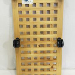 △ 双日九州 キャスター付台 ワイド型 キャスター付き台車 木製運搬台車 運搬台車 傷、剥がれありの画像