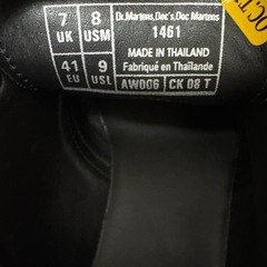 ドクターマーチン 1461 3ホールシューズ UK7（JP26cm）の画像
