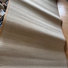 竹ラグ２点　竹簾２点　４点セットの画像