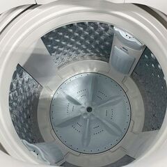 2022年製 TOSHIBA/東芝 全自動洗濯機 洗濯7.0kg ウルトラファインバブル洗浄 AW-7DH2 コンパクト 中古家電 店頭引取歓迎 R10083の画像