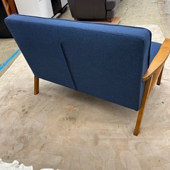 ナチュラル調ソファー　2人掛けソファー　家具　一人暮らしの画像