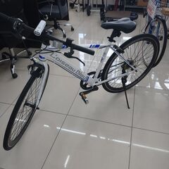 ★「ジモティを見た」で5％OFF★🚴L‘olseau　Bleu🚴700ｃ🚴クロスバイク🚴白🚴7段変速🚴No.646🚴の画像