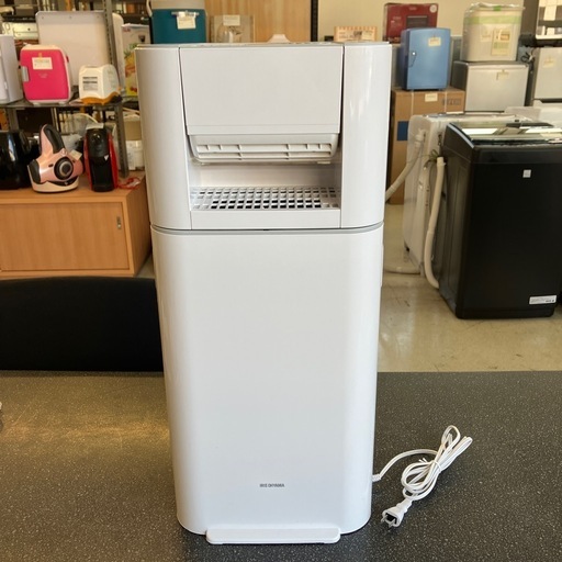 A2509-255 IRIS OHYAMA サーキュレーター 衣類乾燥 除湿機 IJD-I50-WH ホワイト 2021年製 動作確認済み 中古美品 キズ汚れ有り
